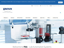 Tablet Screenshot of paa-automation.com